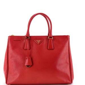 Prada Double Zip Lux Tote Saffiano #237056P10B